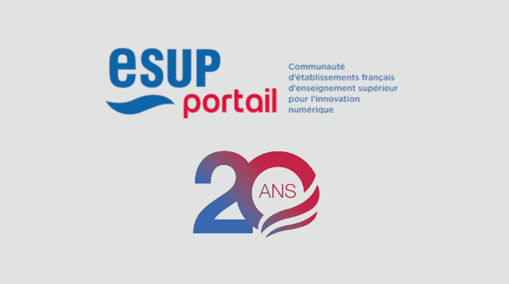 Bannière 20 ans, ESUP le bel âge !